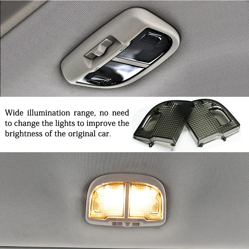 

QHCP Car Reading Lamp Shell Cover Roof Reading Light Frame Shell Modification For Subaru Outback Legacy 15-20 Interior Accessory