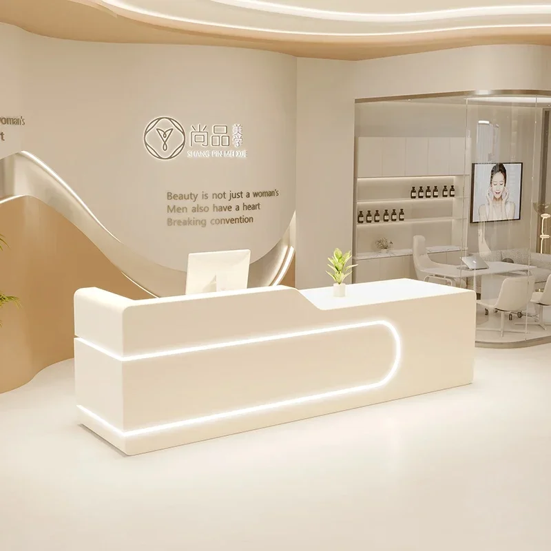 Офисная стойка для приема парикмахерской салона красоты рекламный стол мебель