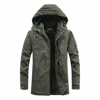 winter warm parkas jacket men cotton thick fashion casual men parkas coat military windproof hooded jackets 2022