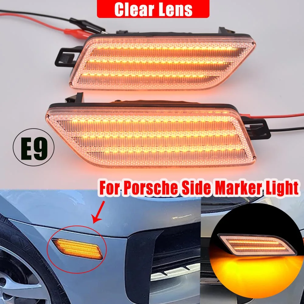 Светодиодные боковые габаритные фонари для автоматических крыльев Porsche Macan 95B-Series