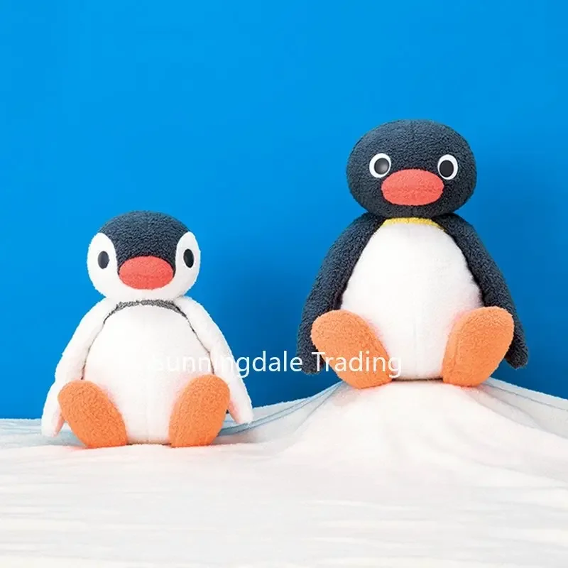 Фото Плюшевая игрушка Pingu, аниме Pingued Brother and Sister Pinga Peluche, кукла 38 см, косплей для подарка №1