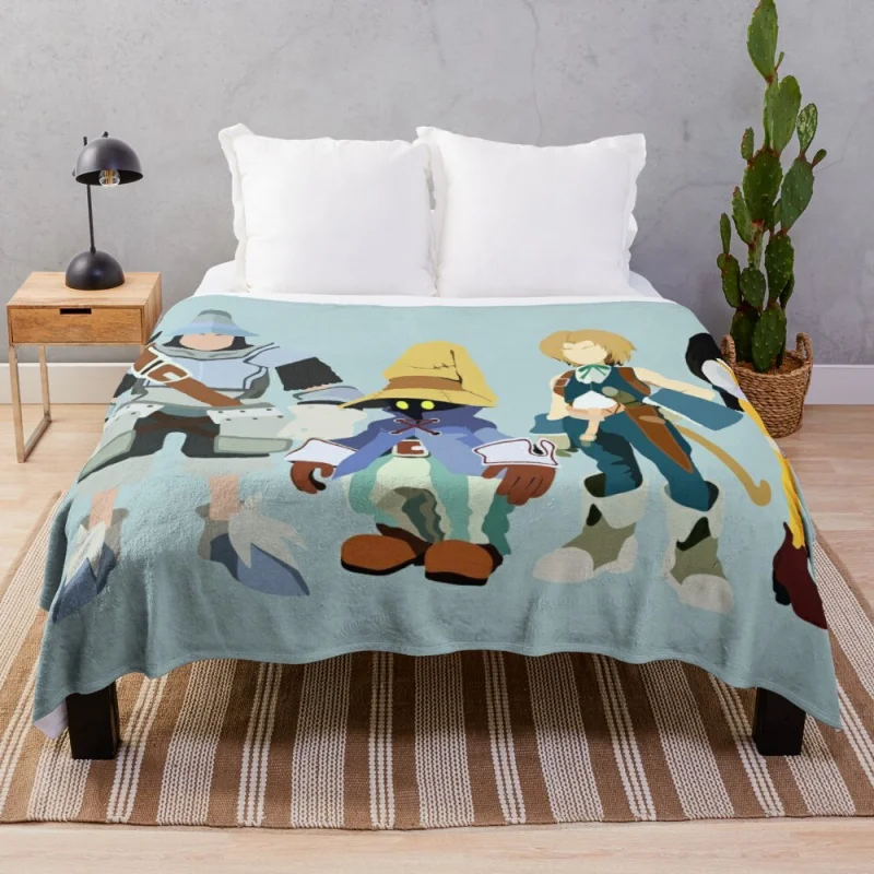 

Ультра-мягкое флисовое трикотажное одеяло финальная фантазия IX