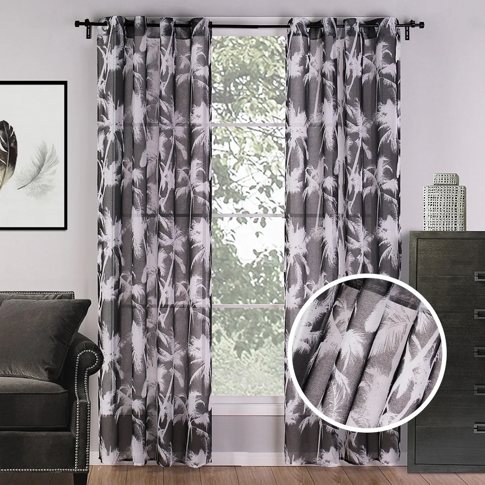 

Оконные шторы для кухни, гостиной, спальни, домашний декор, занавески в современном минималистичном стиле, красочные жаккардовые шторы