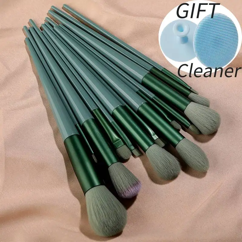 

13PCS Makeup Brush Set Portable 5Colors Concealer Soft Powder Brush Blush Eye Shadow Makeup Tools Cosmetic Foundation Brush