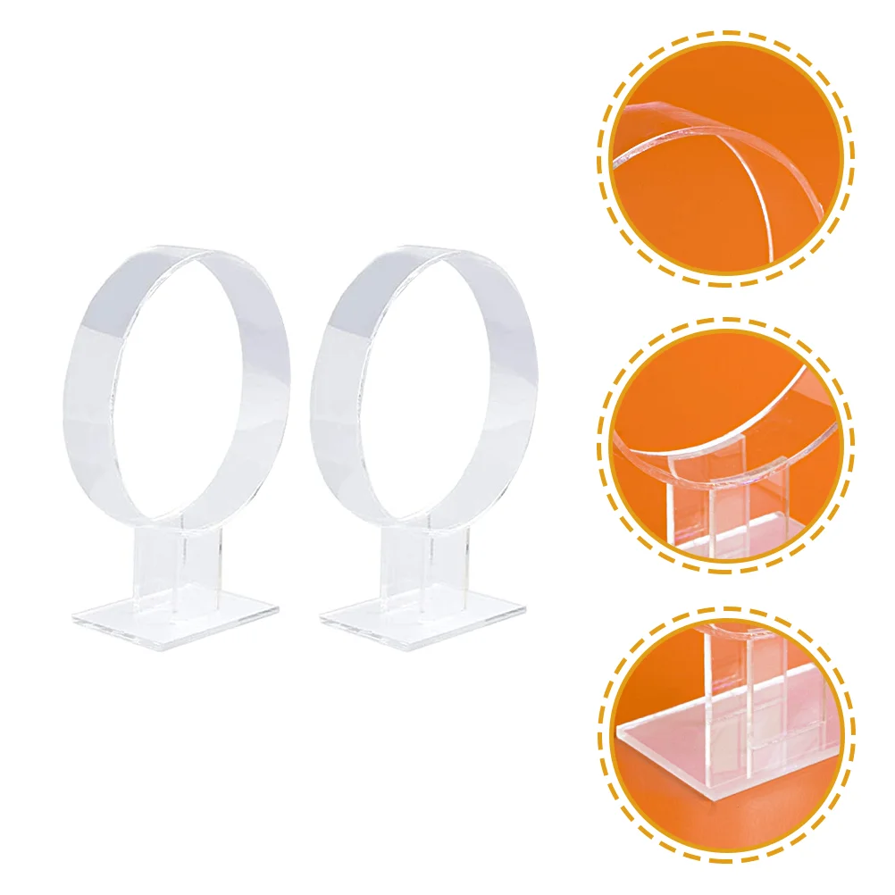 

2pcs Transparent Headband Organizer Acrylic Headband Holder Headband Display Stands