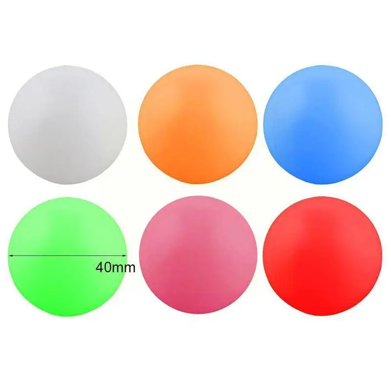 Forfar 10 Pcs 38mm White Beer Pong Balls Balls Pong White Balls Ball Washable Pong Drinking Practice E6r7