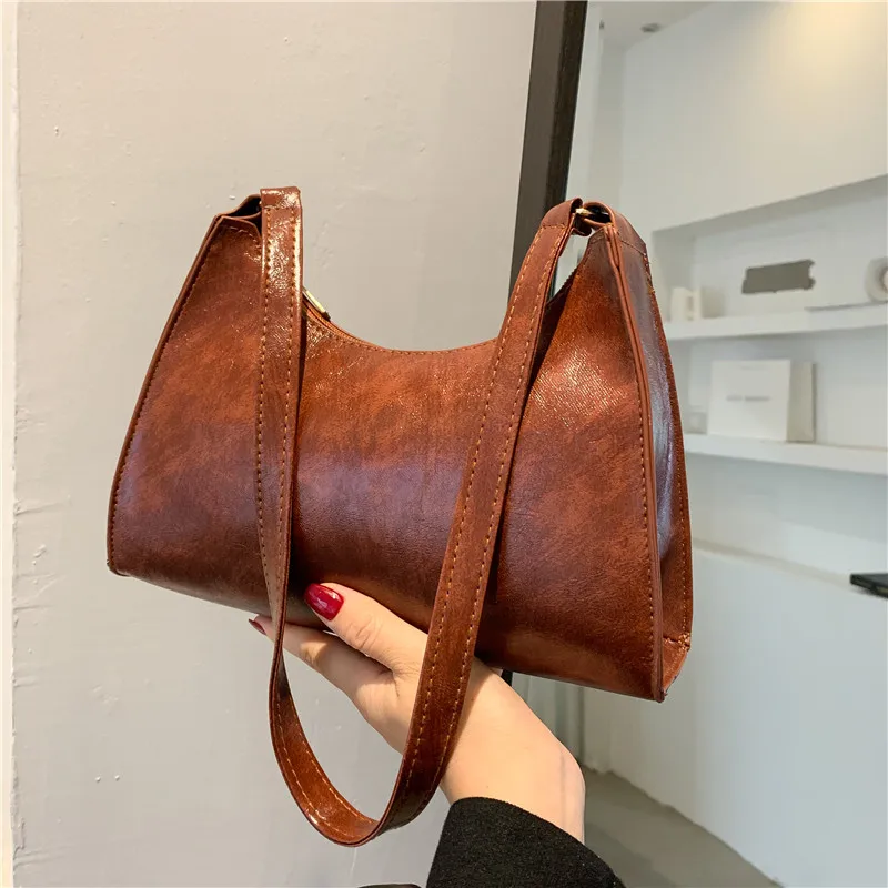

Fashion Exquisite Shopping Bag Retro Casual Women Totes Shoulder Bags Female Leather Solid Color Chain Handbags for Women 2023