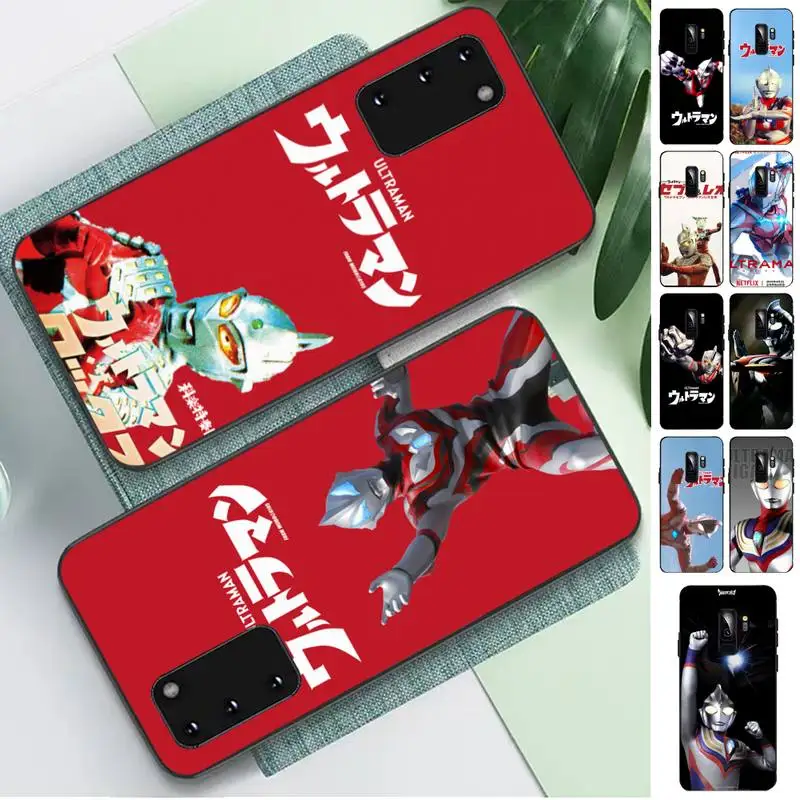 

BANDAI Japanese Cartoon Hero Ultraman Phone Case for Samsung S10 21 20 9 8 plus lite S20 UlTRA 7edge