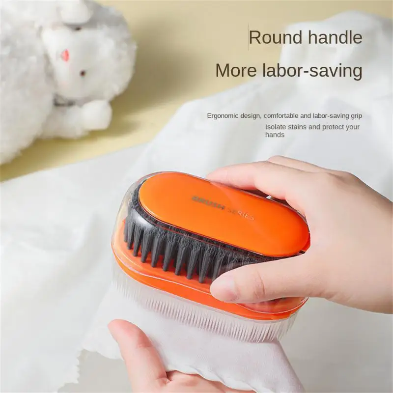 

Ручная щетка для чистки, ручная умеренная устойчивость к падению, мягкая и твердая щетина, двусторонняя щетина, Круглый инструмент для ощущения рук