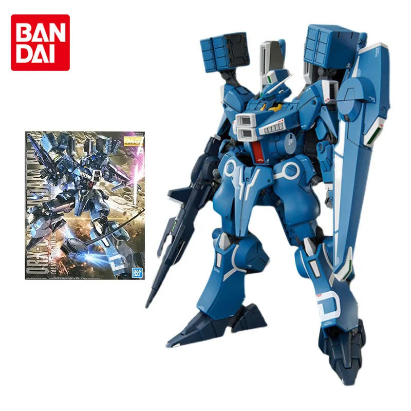 

Bandai Gundam Model Kit Animation Figure PB Limited MG ORX-013 Mark 5 Genuine Gunpla Model Action Toy Figure Toys for Children