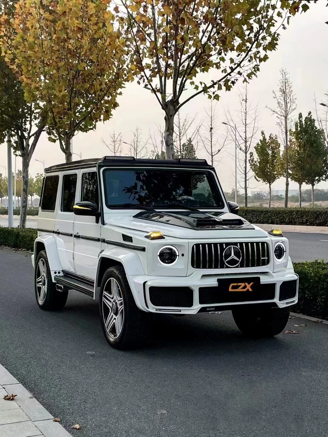 Tiges tiges Benz G Class Old W463 Upgrade-Außen-karosseries-Kit Auf W464 Bra-Bus-стильная техника для Mercedes klассе