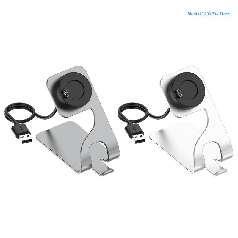 

C5AB Power Adapter Seat Charger for Garmin Fenix 7/7S/7X USB Charging Cradle Wire Dock Cable Bracket Stand Smartwatch Holder