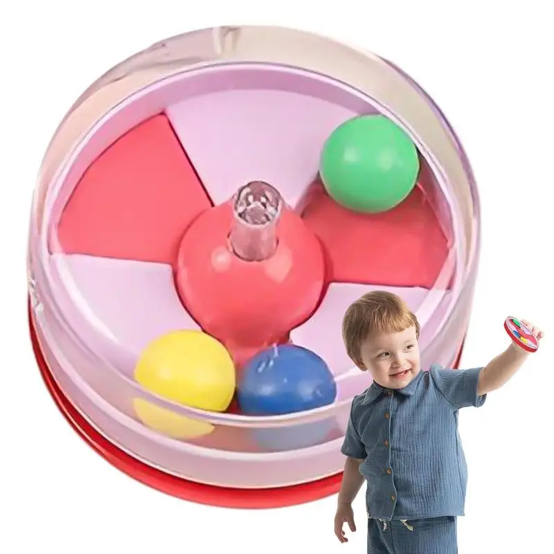 

Track Pinball Finger Spinner Orbit Ball Toy Top Spinning Toy Novelty Beads Track Cube Stress Relief Balls For Kids