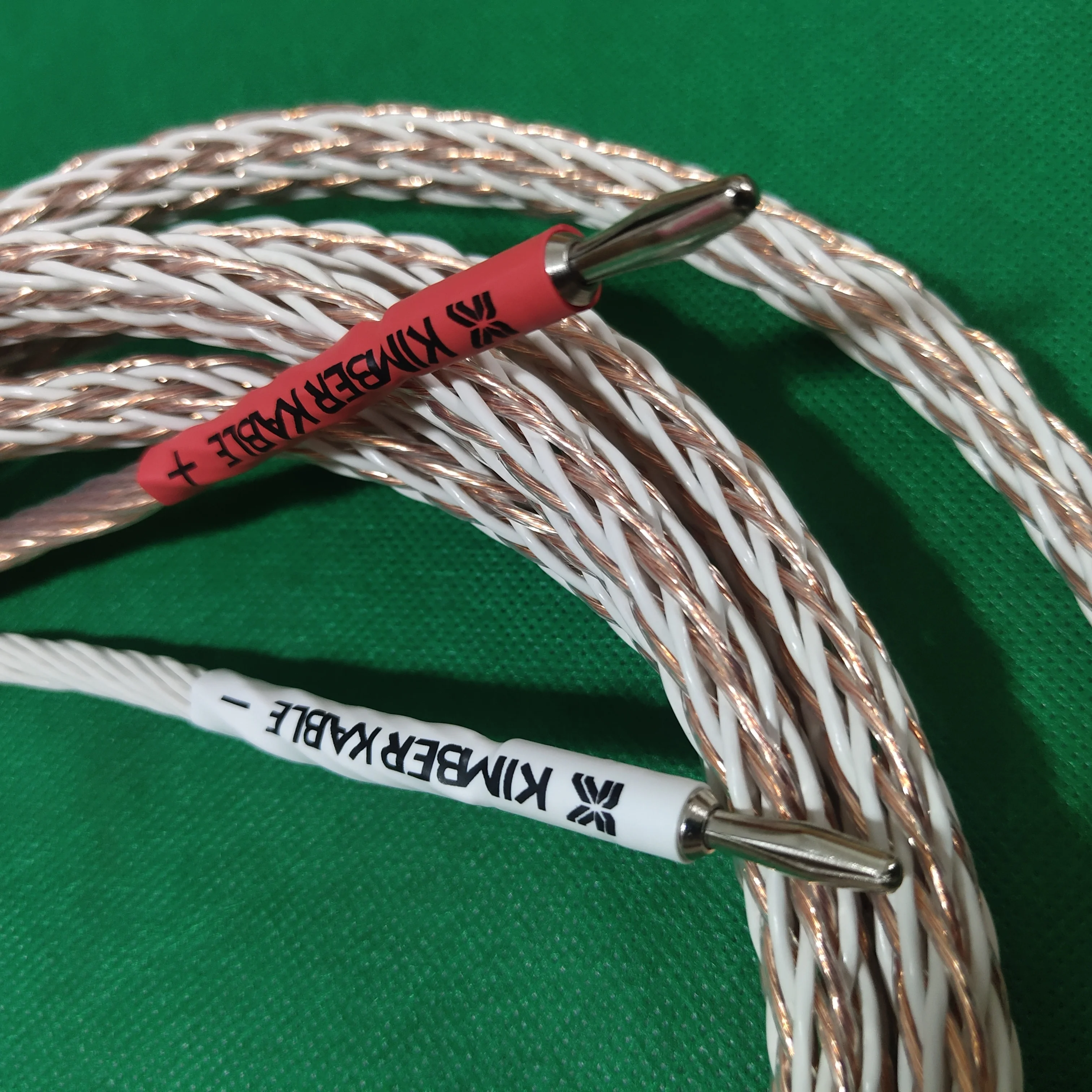 1 пара HiFi 12TC 24 ядра Высокая чистота OCC динамик кабель родиевое покрытие