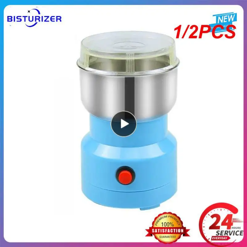 

1/2PCS Electric Coffee Grinder Kitchen Cereal Nuts Beans Spices Grains Machine Mini Electric Food Chopper Processor Mixer