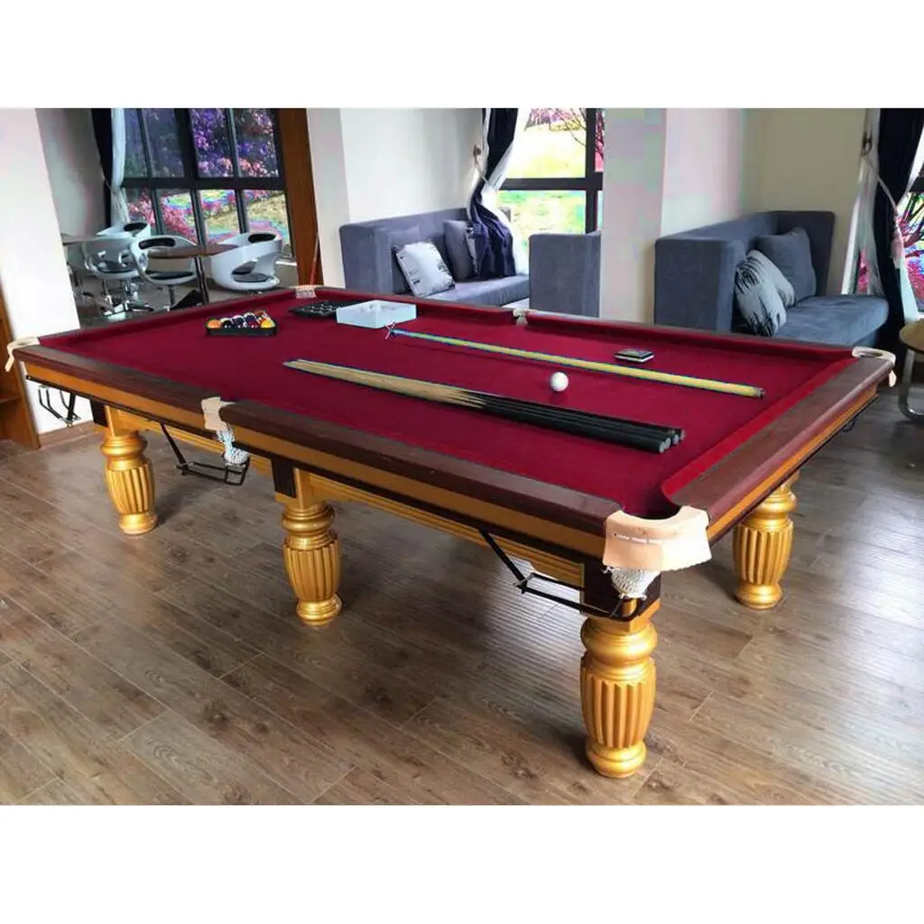 

Durable 7 / 8 Table Cloth with 6Pcs Strips for 7ft / 8ft Snooker Pool Billiards 0.9mm Thick, Wear Resistant Time Use