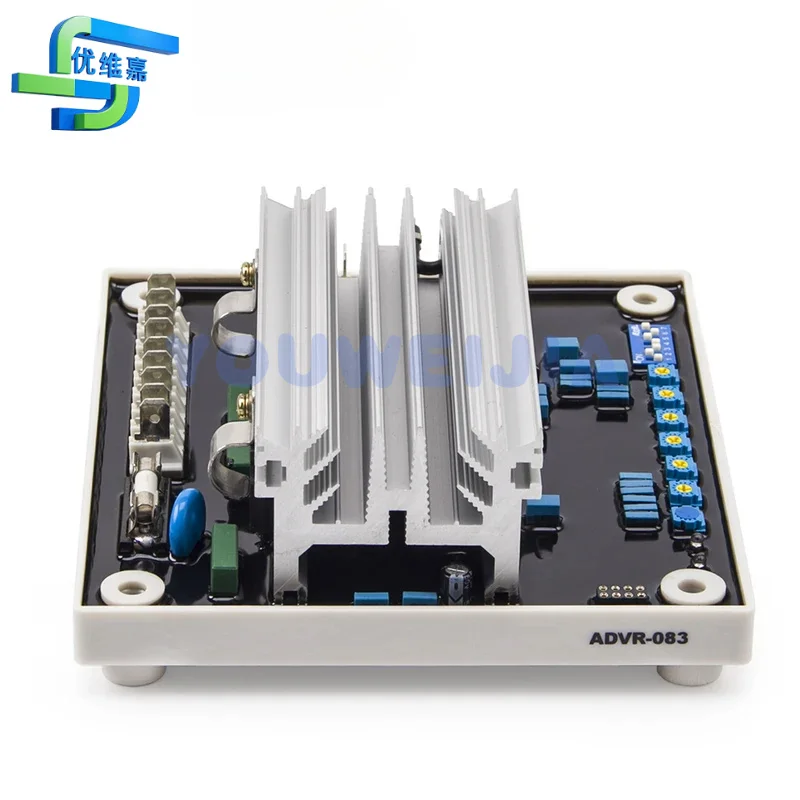 Фото ADVR-083 AVR KUTAI 8 А автоматический регулятор напряжения для бесщеточных генераторов PMG, гибридный аналогово-цифровой сенсорный АВР для самозаряжающихся генераторов №3