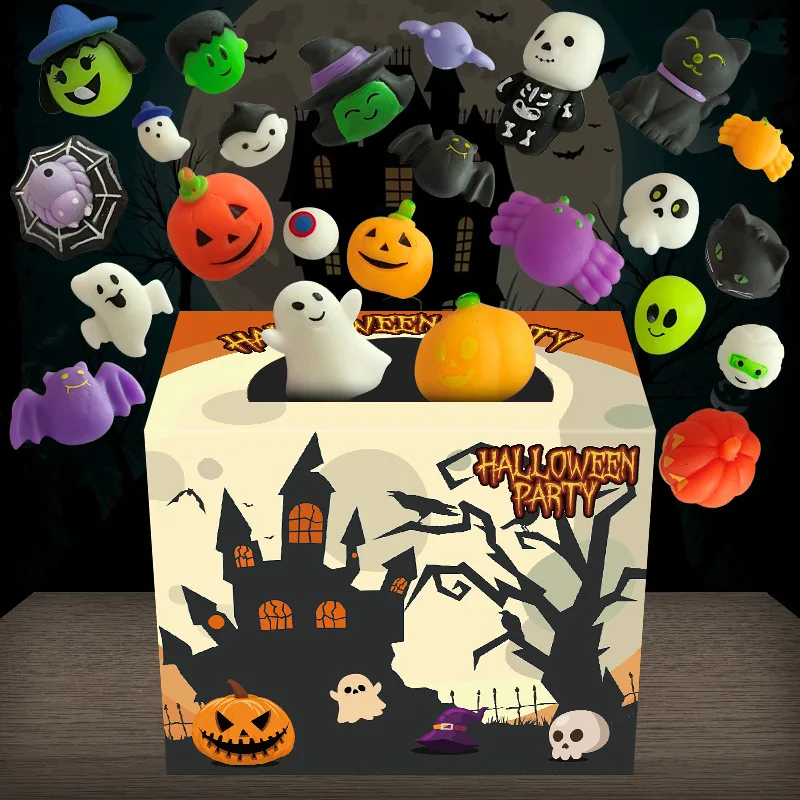 

Halloween Kneading Music Children's Cartoon Animal Pumpkin Spider Ghost Decompression Toy