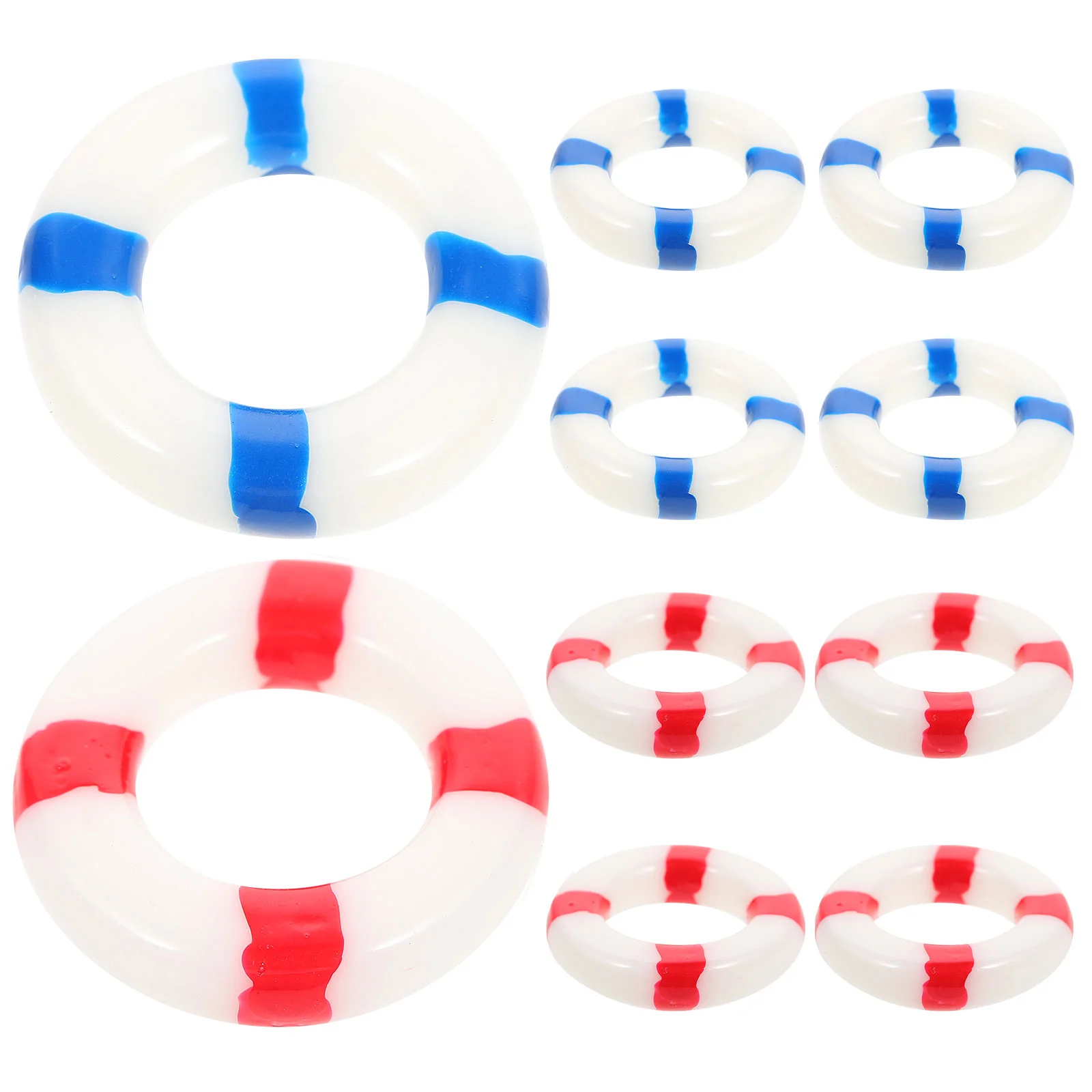 

Mini Swimming Ring Mini Life Buoy Education Fun Lightweight Cute Figurine Craft Toy Miniature Toy Home Decorations Home