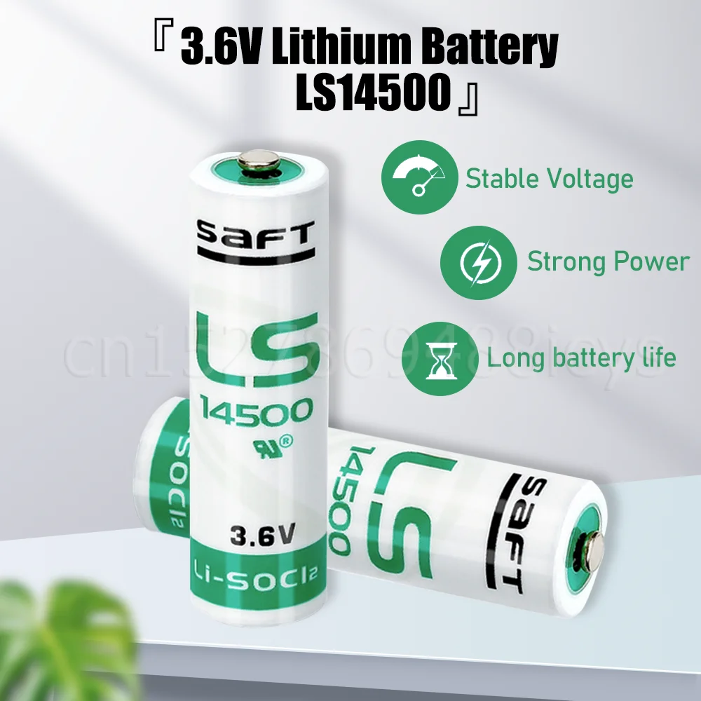 10 шт. литиевые аккумуляторы 3 6 В Saft LS14500 ER14505 14500 AA 2400 мАч | Электроника