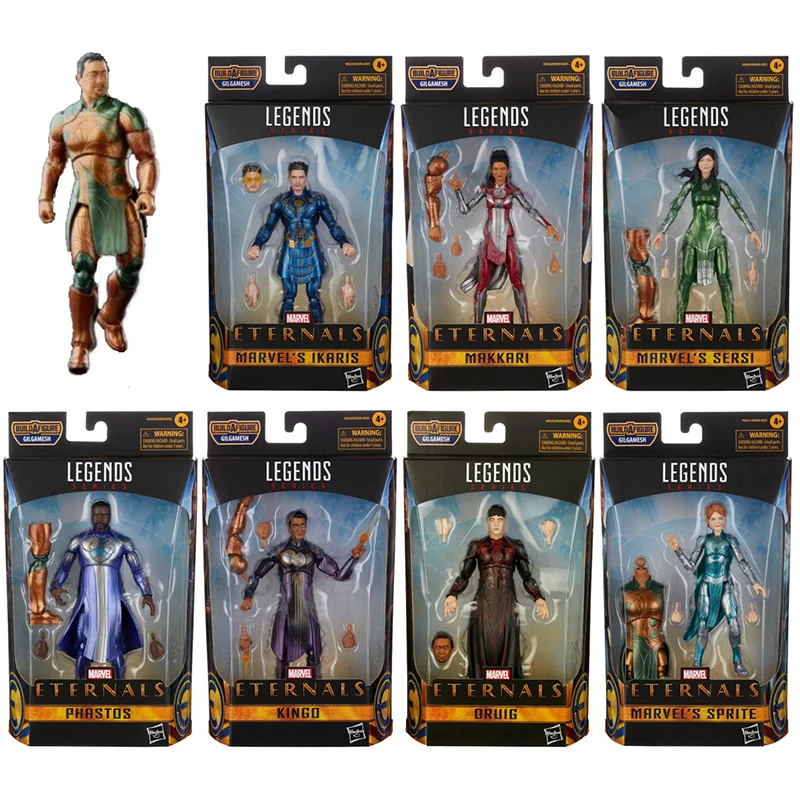 Новый HASBRO Marvel Legends Series Eternals Spider Man Makari Water Elf Sersi 6-дюймовая фигурка из Японии ручная