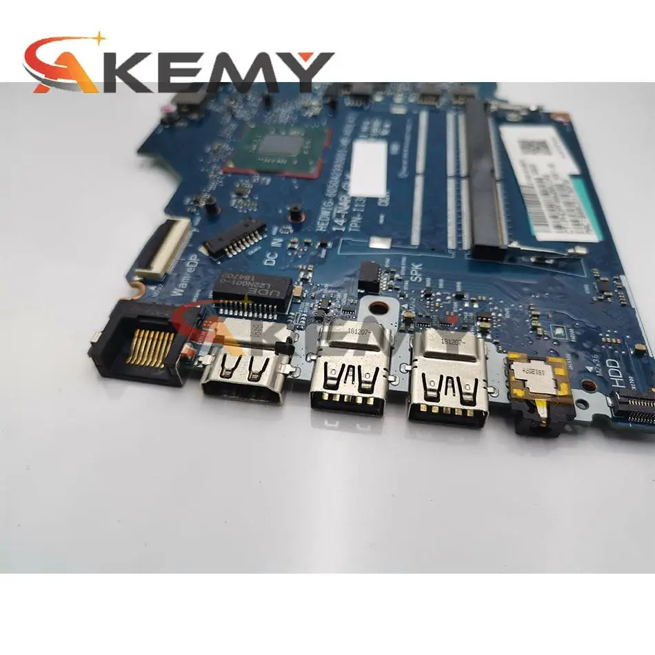 Для HP 14-DF материнская плата с процессором N4000 совместимая 14-CE 14-CF 14-CK 14-CM 240 G7 245 для