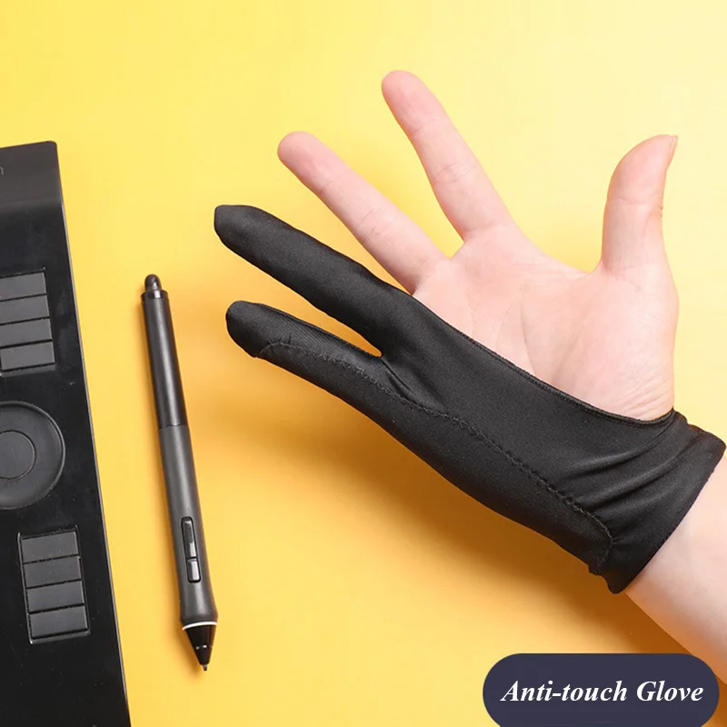 Универсальная профессиональная антисенсорная перчатка для рисования для графического планшета, подходит для левой и правой руки