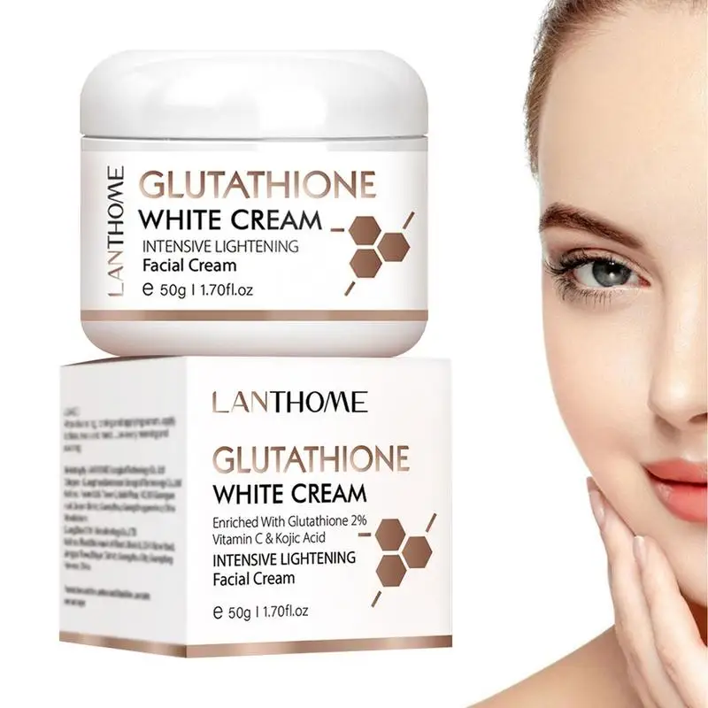 

Glutathione Face Cream Mild Glutathione Whitening Face Lotion Tighten Skin Restore Elasticity Nourish Clean For Skin 50g
