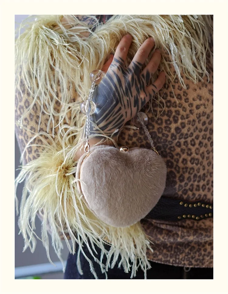 Милый мини-сердечный дизайн женский клатч маленькие бархатные вечерние сумки