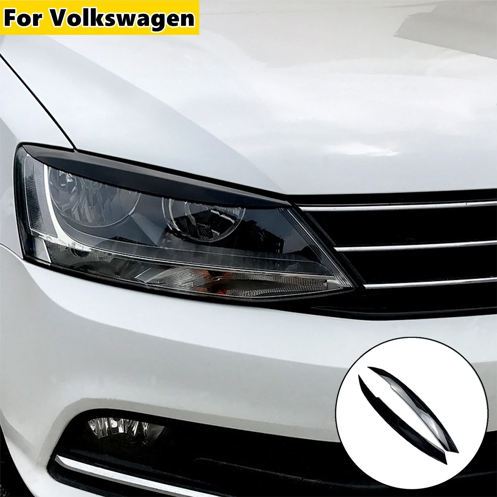 

2 шт., накладки на передние фары для автомобилей VW Jetta MK6 2010 2011 2012 2013 2014 2015 2016 2017 2018