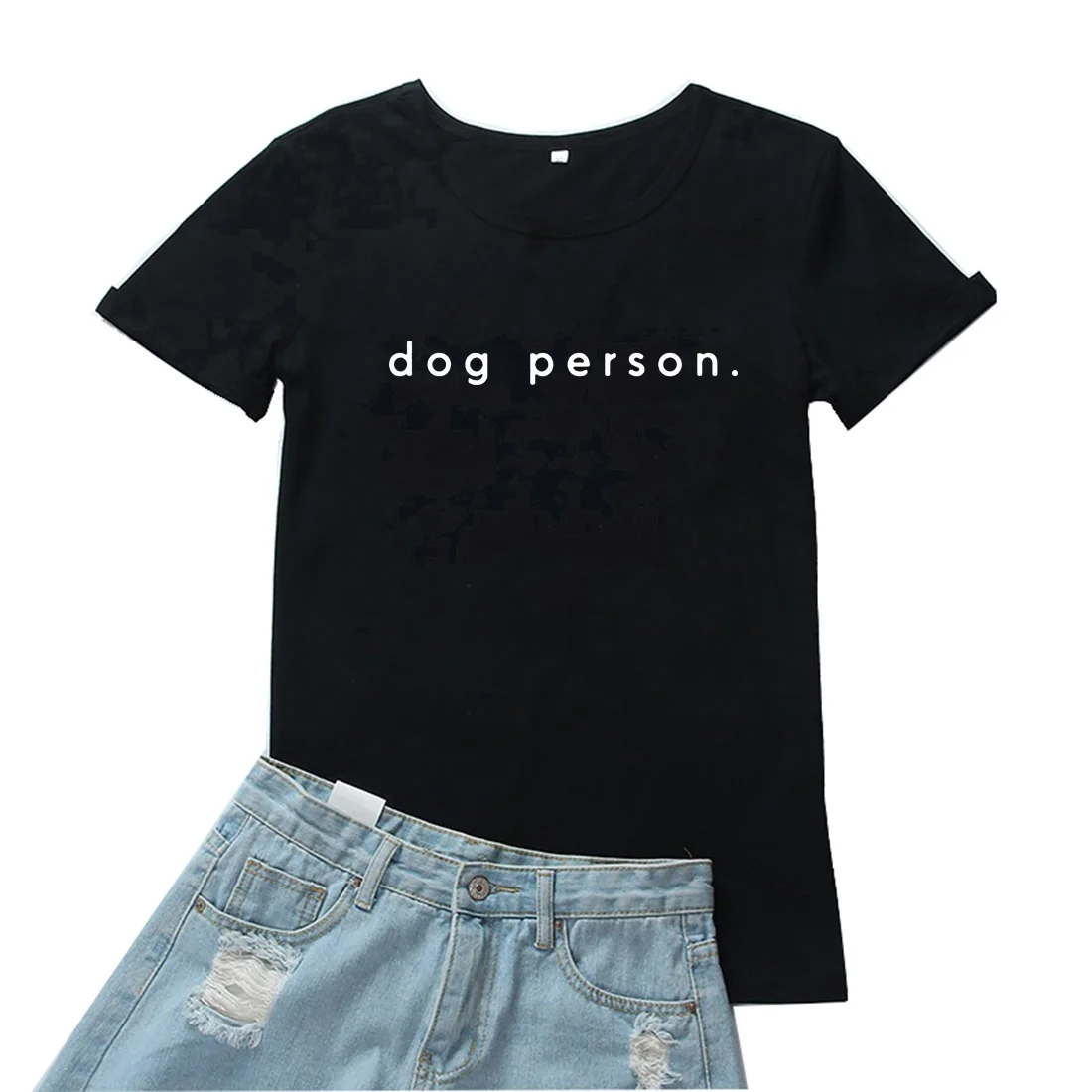 

Dog Person T Shirt for Women with Saying Tees Women Women T-shirts