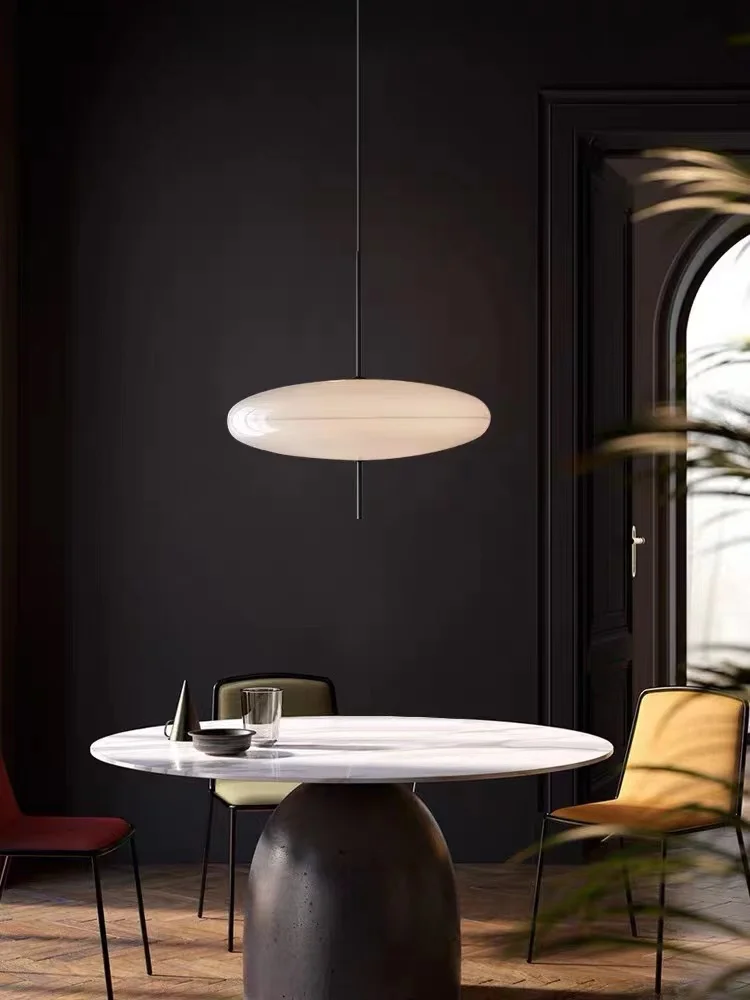 

Denmark Nordic modern creative art chandelier personality Minimalist bedroom restaurant bar round table Simple kitchen LED lamps