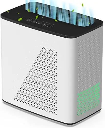 

Purifier for Bedroom Home, Large Room Up to 547 Ft², H13 True HEPA Filter for Pets Hair, Wildfires, Smoke, Dander, Pollen, Quie