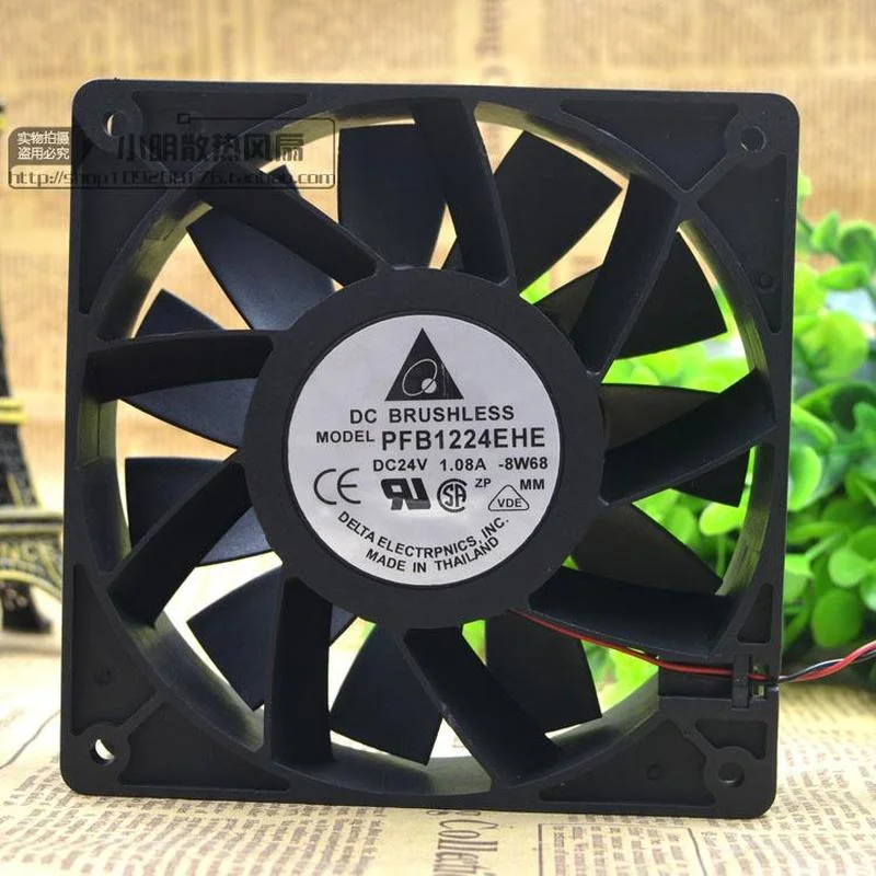 

New CPU Cooler Fan For Delta PFB1224EHE 12CM 12038 24V 1.08A Gale Inverter Fan Cooling Fan 120*120*38MM