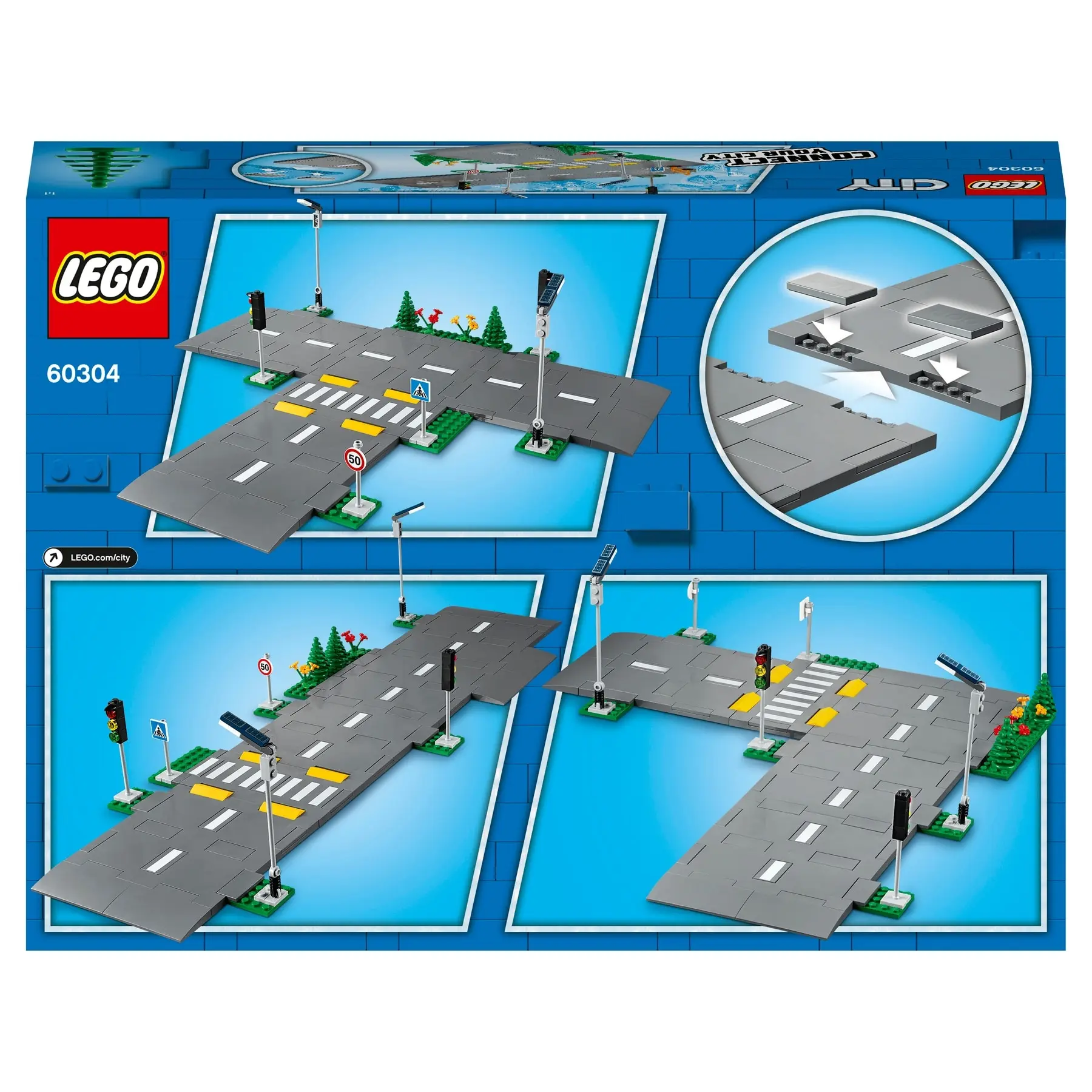 Конструктор LEGO City Town 60304 Дорожные пластины |