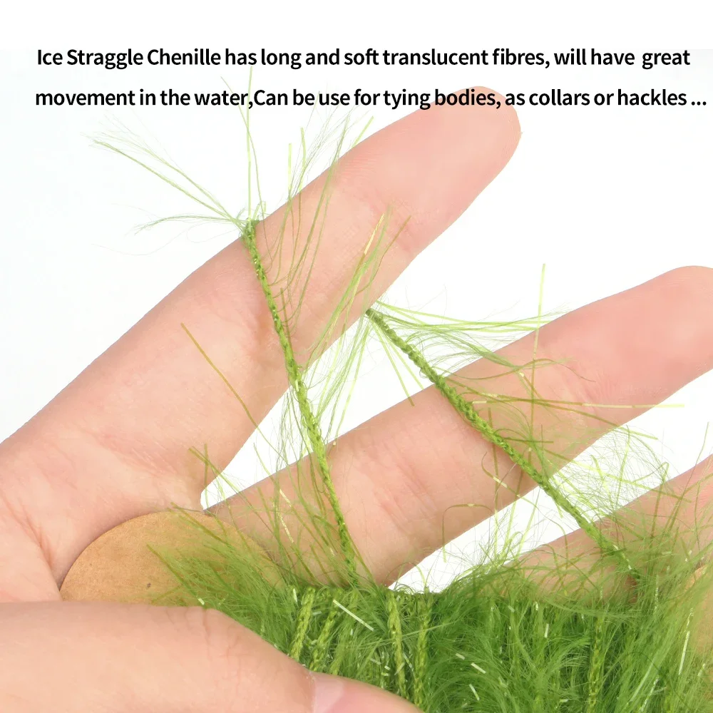 Icerio 5 м 196.85in подледная шениль материал для завязывания мушек шерстяных