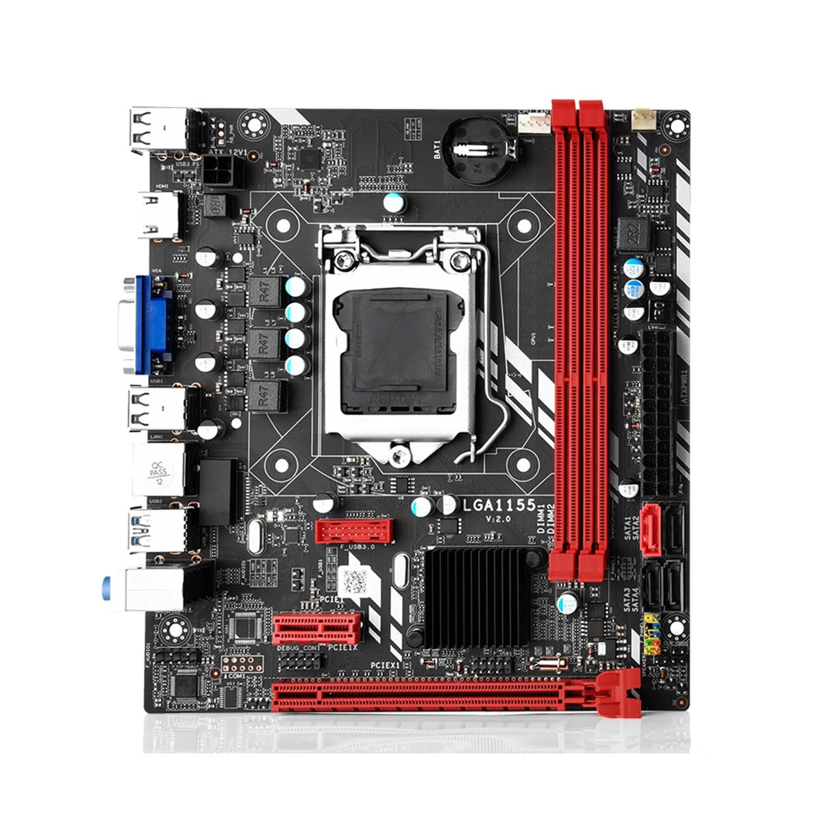 

Материнская плата B75M LGA 1155 для I3 I5 I7 CPU 3xusb 3,0 SATA 3,0 до 16 гб поддержка памяти DDR3