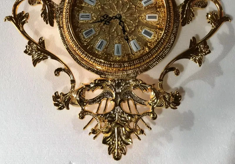 Европейский стиль украшение для дома античный латунные настенные часы