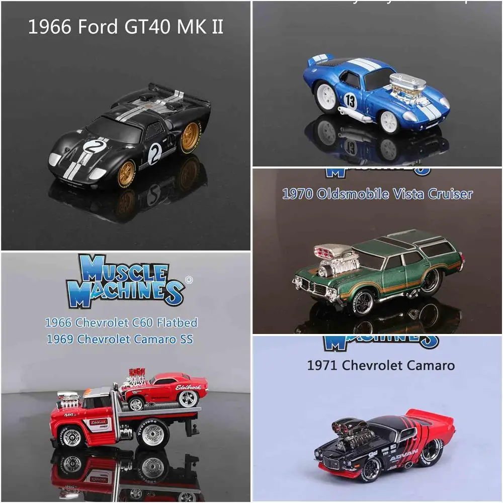 

Maisto Design Muscle Machine Diecast Toy 1/64 Alloy Model Car Model Vehicle with Case Gifts For Kids Boys and Girls