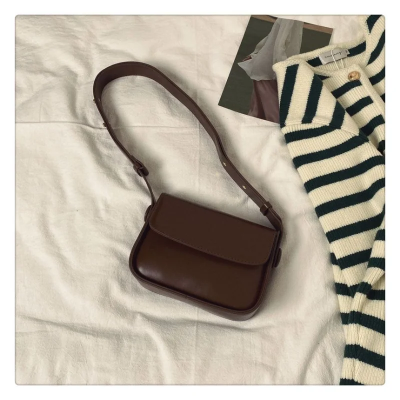 Richme Fashion Bolso Mujer 2023 Trend Korean Style Ladies Mini Crossbody Shoulder Bags Daily Commute Concise Female Saddle