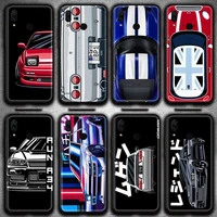 jdm super sports car tokyo drift phone case for huawei y6p y8s y8p y5ii y5 y6 2019 p smart prime pro