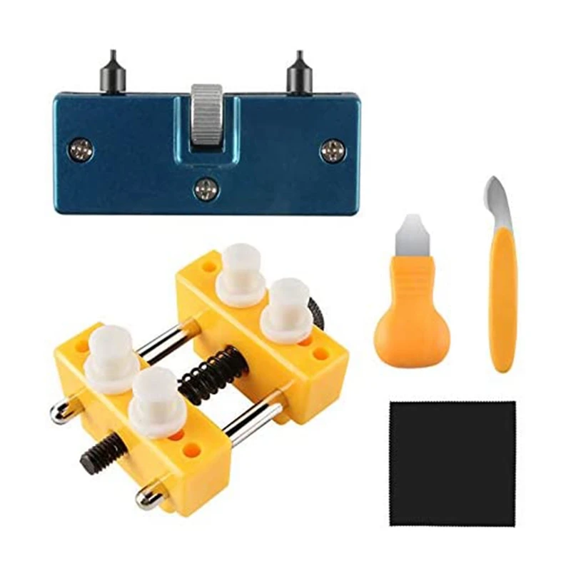 

Uclio 5Pcs Watch Repair Tool Kit Adjustable Watch Case Opener Watch Back Remover Watch Battery Replacement Tool Kit