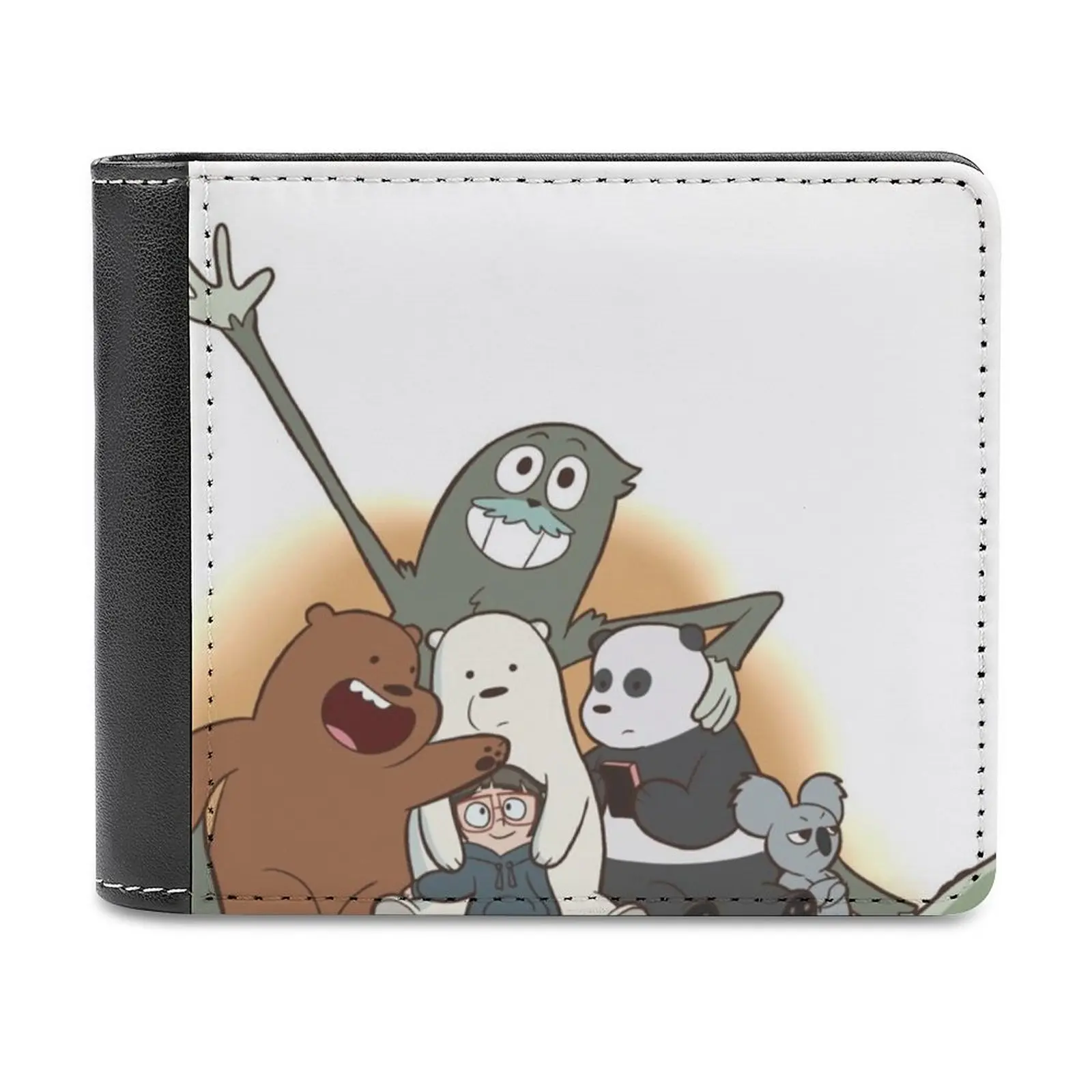 

Модный кошелек для кредитных карт We Naked Friends кожаные кошельки персонализированные кошельки для мужчин и женщин Wbb Grizz Panda Ice Bear Park