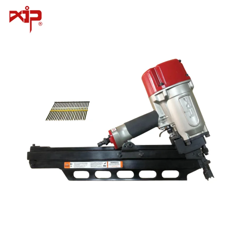 Air Nailer Gun Pneumatic 21 Degree Framing Nailer paper collated strip nails framing gun
