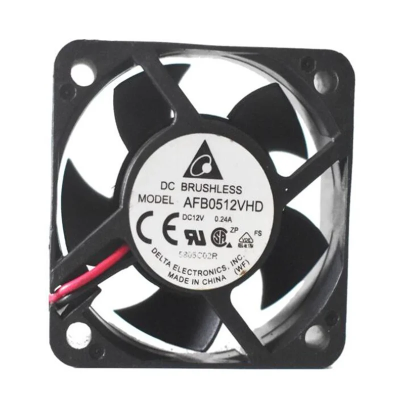 Оптовая продажа: Delta DELTA AFB0512VHD 5020 12В 0.24A 5 см двухпроводный/трехпроводный двухшариковый серверный вентилятор