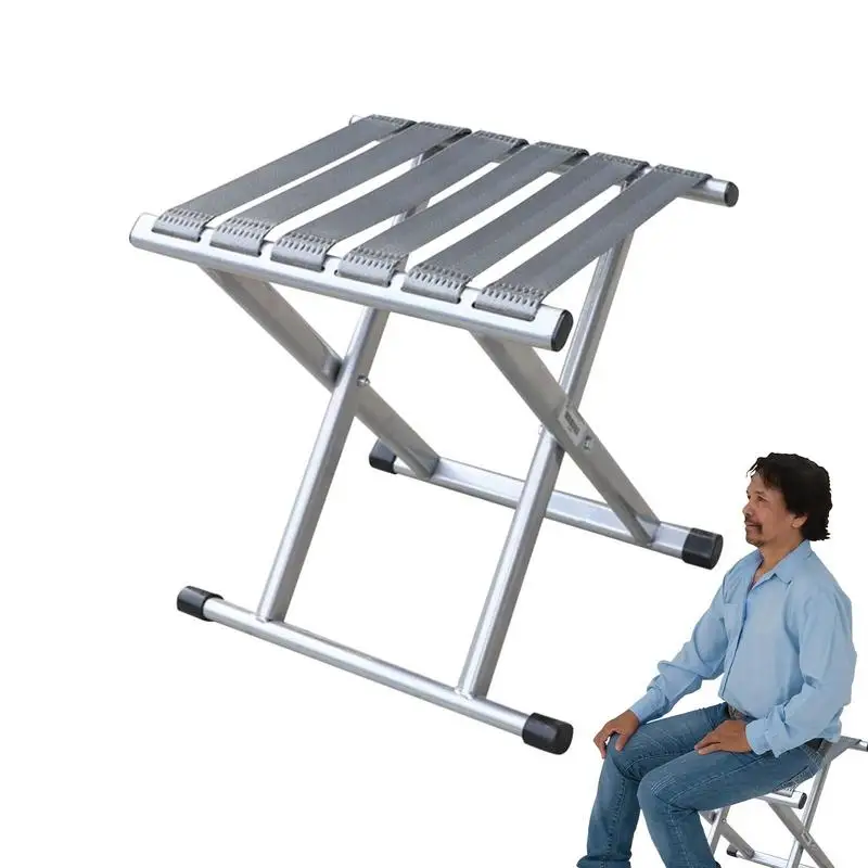 

Garden Grilling Folding Seat Portable Folding Telescopic Stool Gardening Seat Fishing Chair Mini Size Comfortable Chair For