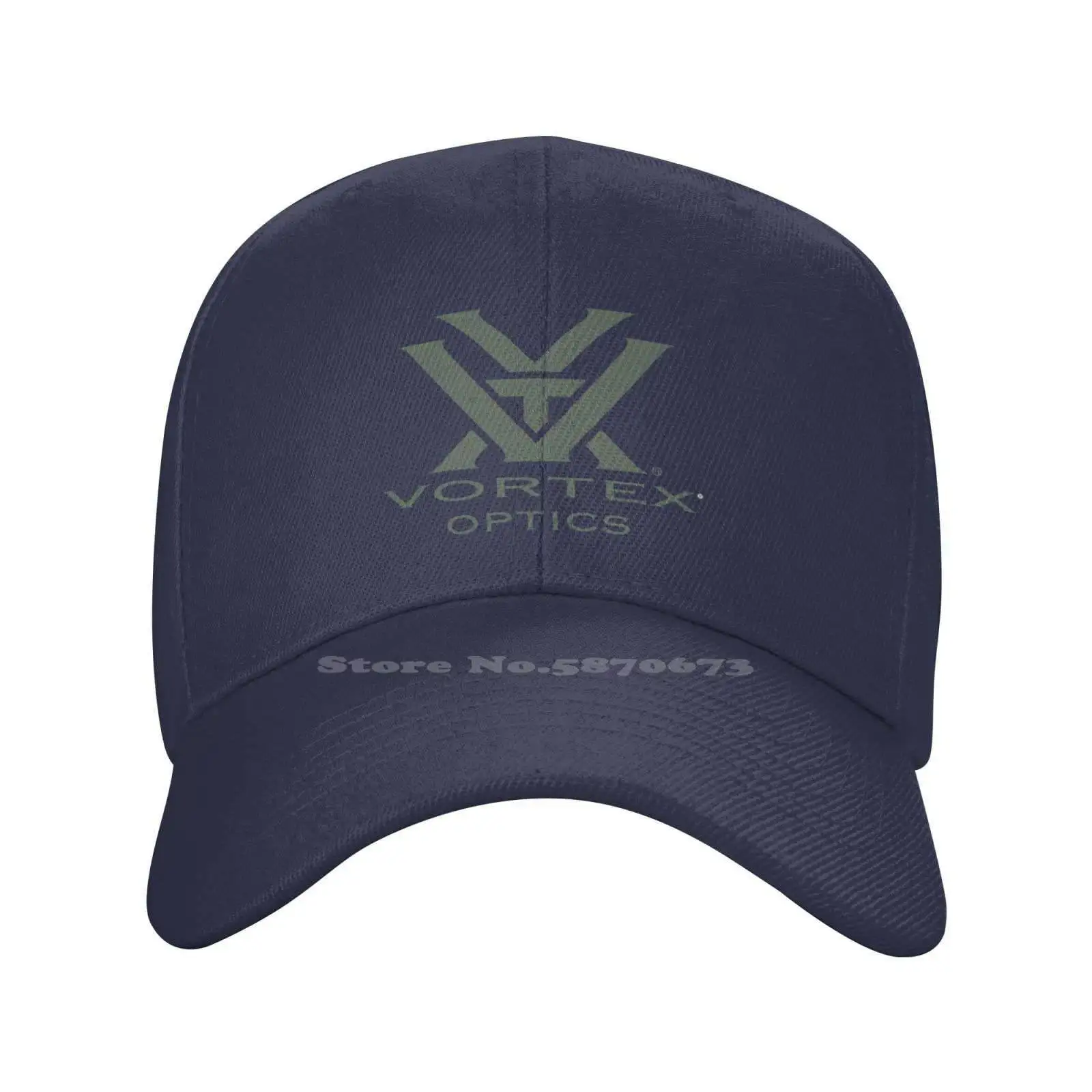 

Повседневная джинсовая бейсбольная кепка с графическим логотипом Vortex