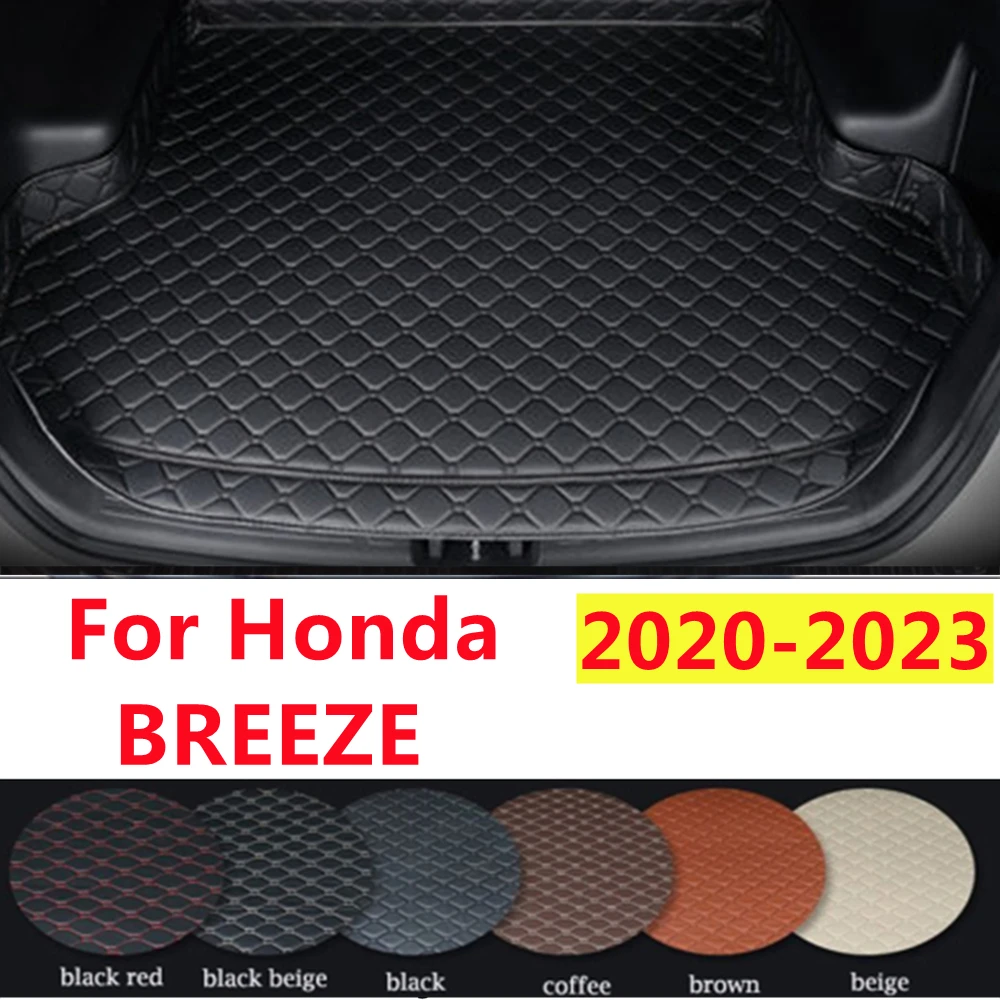 

SJ Высокая сторона на заказ Подходит для Honda BREEZE 2020-21-22-2023 всепогодный водонепроницаемый автомобильный коврик для багажника авто задний грузовой лайнер крышка ковра
