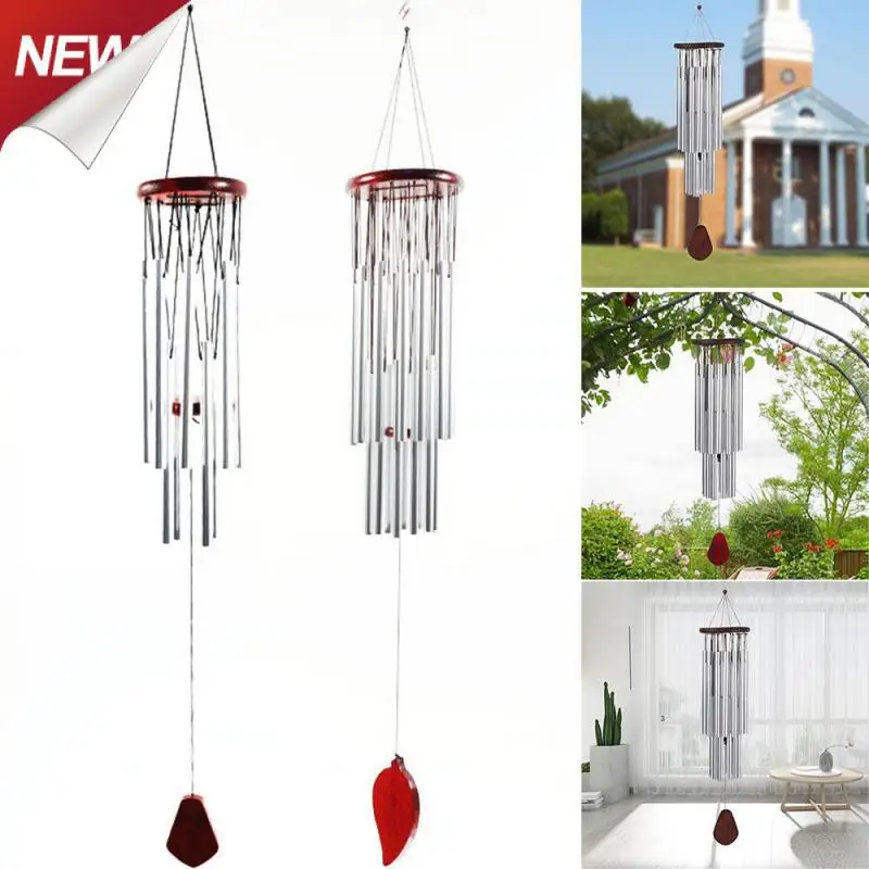 

Solid Wood Multi-tube Wind Chimes Chapel Bells Wind Chimes Outdoor Garden Home Decoration Ornaments Pendant