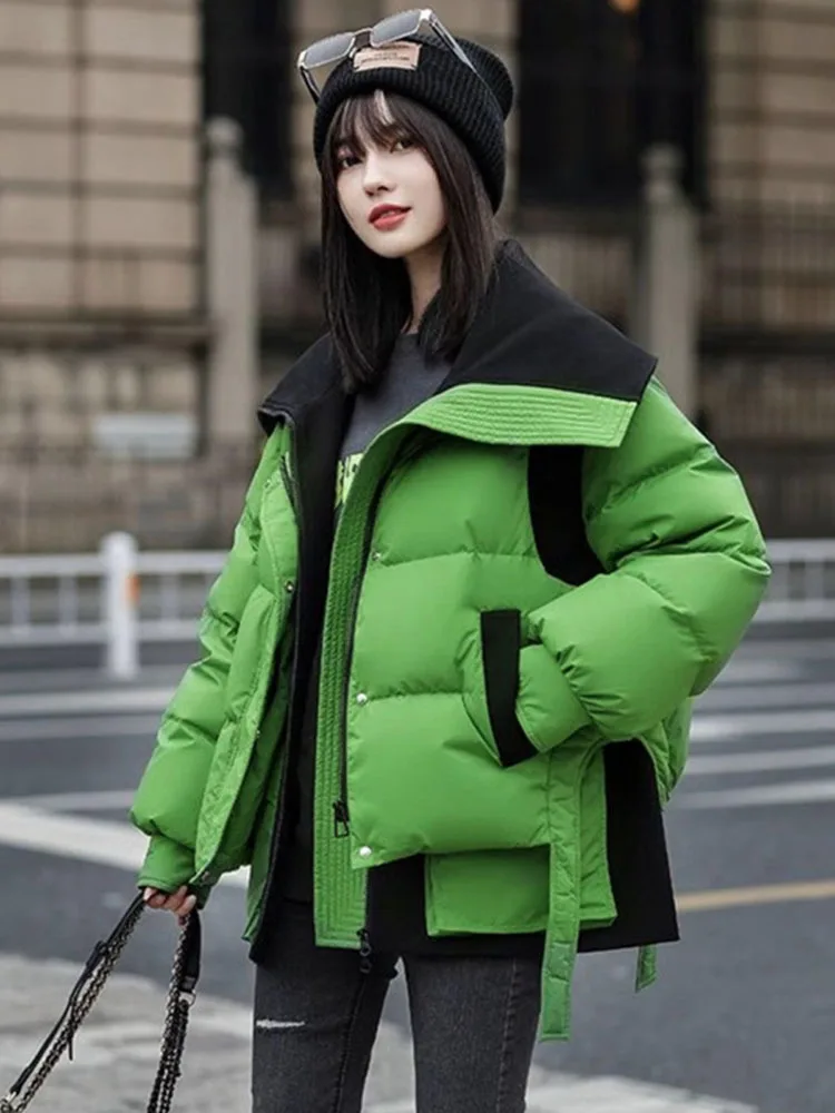 2024 зимняя куртка на белом утином пуху для женщин корейские универсальные пуховые